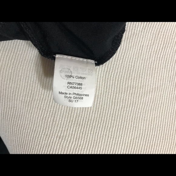 🌺 J. Crew Off The Shoulder Black Short Sleeve Top - Picture 3 of 5